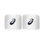 Abbigliamento da tennis ASICS ASICS Wrist Band Pair Polsino anti sudore - Confezione da 2 Unisex-bianco