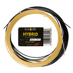 Tennis-Point Tennis-Point Premium Hybrid Control Set Di Corde-Colori Naturali,Nero