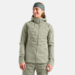 Abbigliamento Odlo Odlo Zeroweight Insulator Giacca Da Corsa Uomini-Oliva