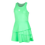 Abbigliamento da tennis Quiet Please Quiet Please Flounce Abito Donna - verde, bianco