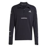 Abbigliamento adidas adidas adi365 Warm Half-Zip Camicia da corsa Uomini - nero, 