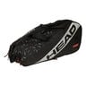 Team Racquet Bag M Borsa Per Racchetta Da 6-Verde,Nero