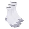 Velociti Run Cush 3p Crew  Calze da corsa Unisex-bianco, bianco