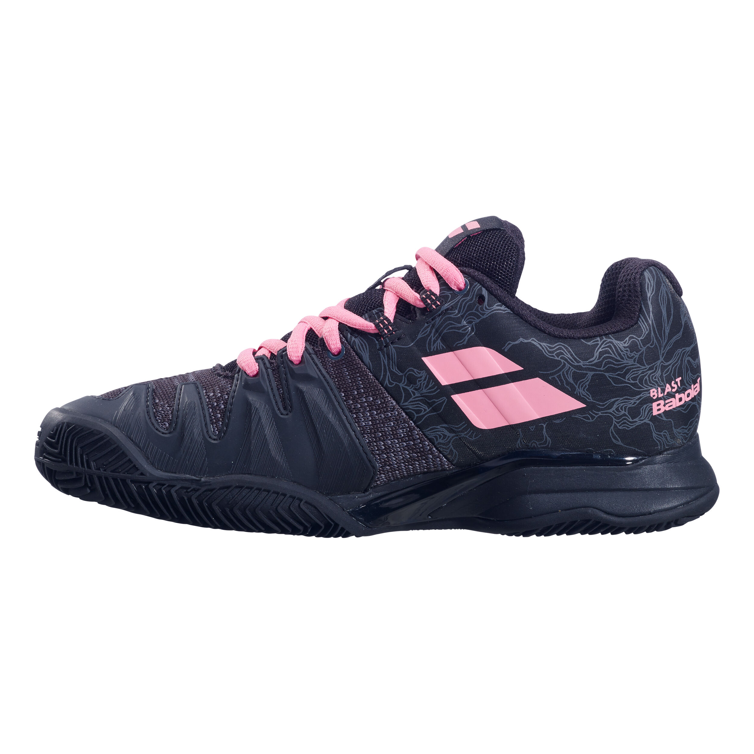 Babolat Donna Propulse Blast Clay Scarpe da Tennis Scarpa per Terra Rossa Blu Scuro Rosa Babolat Donna Propulse Blast Clay Scarpe da Tennis Scarpa per Terra Rossa Blu Scuro Rosa