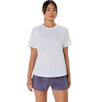 Abbigliamento ASICS ASICS Core Camicia da corsa Donna-bianco