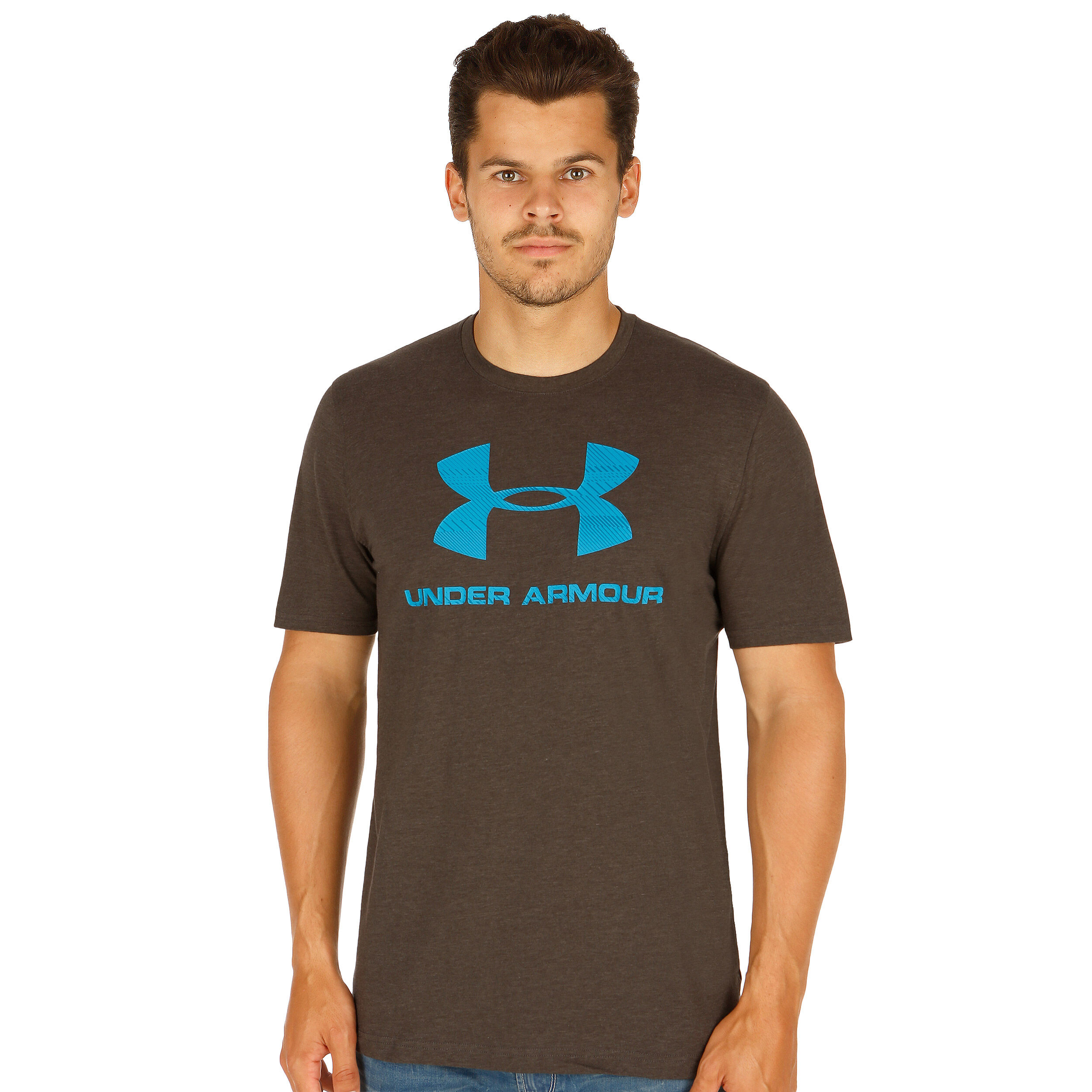 magliette under armour marrone