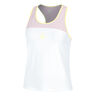 Mind Racerback Canottiera Donna-Bianco,Lilla