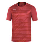 Abbigliamento da tennis Mizuno Mizuno Team Chiba Maglietta Uomini-rosso