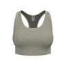 Seamless Medium Padded Reggiseni sportivi Donna - cachi, 
