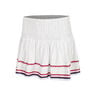 Long Borderline Smocked Skirt