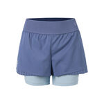 Abbigliamento Lacoste Lacoste Pantaloncini Donna-Blu Scuro,Blu Chiaro