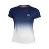 Crew Gradiant Maglietta Ragazze-Blu Scuro,Bianco