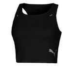 Abbigliamento Puma Puma Run Ultraspun Crop Camicia da corsa Donna - nero, 