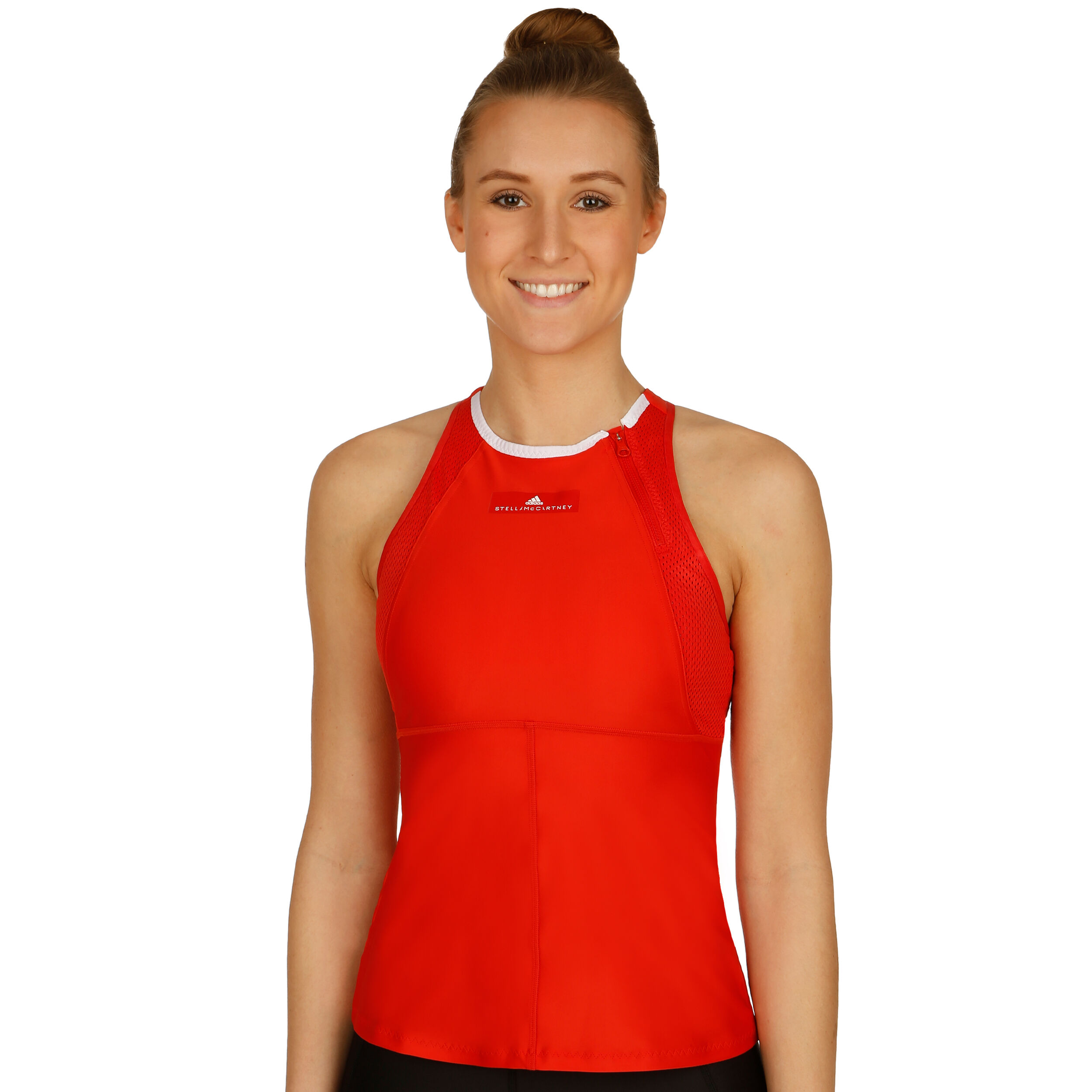 Buy adidas Stella McCartney Barricade Canottiera Donna Rosso Bianco online Tennis Point IT