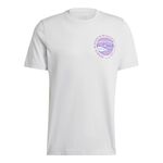 Abbigliamento adidas adidas Racket Sport Rebels Graphic Maglietta Uomini - bianco, multicolore
