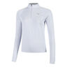 Velocity Cloudspun 1/4 Zip Camicia da corsa Donna - blu, 