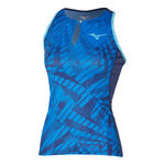 Abbigliamento Mizuno Mizuno Mugen Printed Canottiera Donna-Blu
