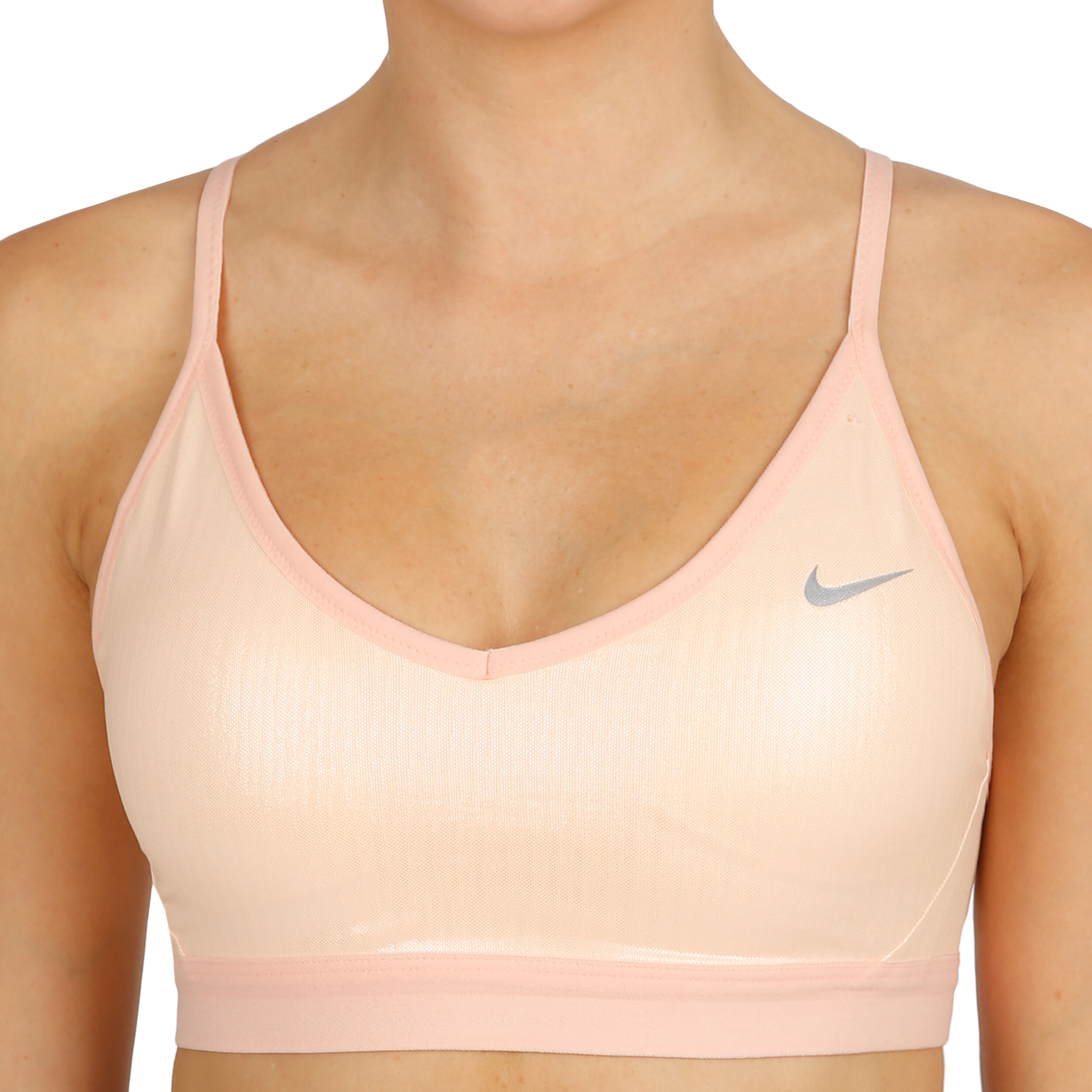 reggiseno nike argento