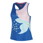 Abbigliamento da tennis BIDI BADU BIDI BADU Hey Laguna Racerback
 Canottiera Donna-blu, multicolore