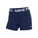 Abbigliamento Nike Nike Pro 3in Pantaloncino Attillato Donna-Blu Scuro,Blu Scuro