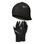 Abbigliamento Nike Nike Essential Mütze + Guanti Uomini-nero,argento