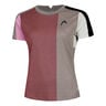Play Tech T-Shirt Maglietta Donna-Rosa,Grigio