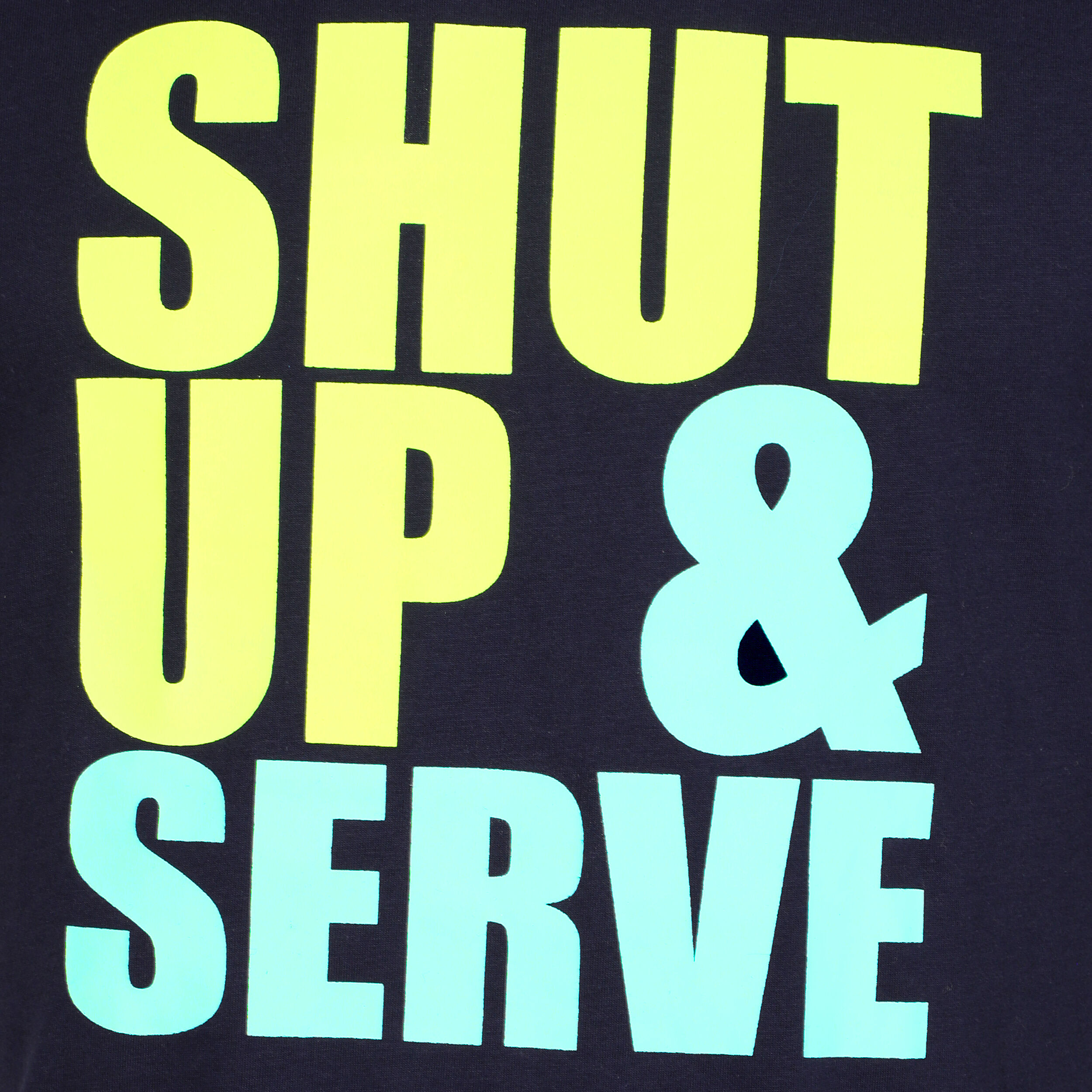 Buy Tennis Point Shut Up Serve Maglietta Uomini Blu Scuro Multicolore online Tennis Point IT