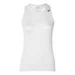 Abbigliamento ASICS ASICS Club Canottiera Donna-Bianco,Nero