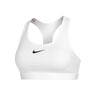 Swoosh Medium Reggiseni Sportivi Donna-Bianco