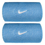 Abbigliamento Nike Nike Swoosh Classic Doublewide Polsino anti sudore Unisex - blu, bianco