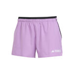 Abbigliamento adidas adidas Terrex MT Light 3in Pantaloncini Da Corsa Donna-Viola
