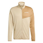 Abbigliamento adidas adidas Terrex XPR Light Fleece Giacca Da Corsa Uomini-Crema