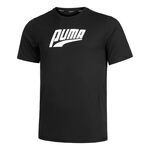 Abbigliamento Puma Puma Run Favorite Graphic Camicia Da Corsa Uomini-Nero