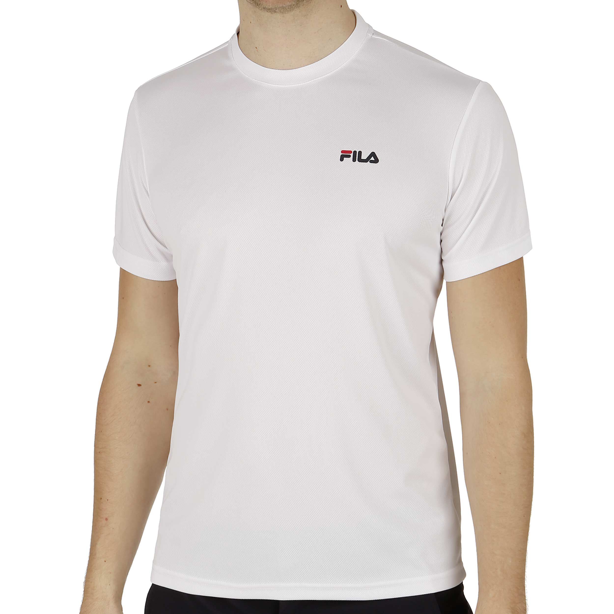 Buy Fila Small Logo Maglietta Uomini Bianco online Tennis Point IT