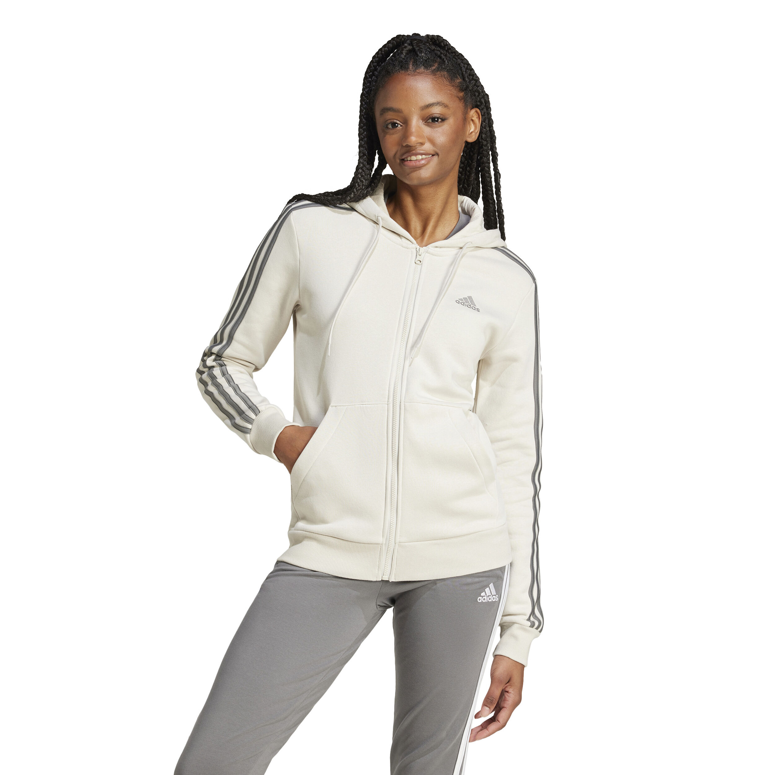 Buy adidas 3Stripes Freelift Felpa Donna Crema online Tennis Point IT