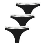Abbigliamento Björn Borg Björn Borg Logo Perizoma Confezione Da 3 Donna-Nero,Bianco