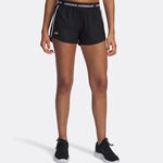 Abbigliamento Under Armour Under Armour Tech Play Up Pantaloncino Attillato Donna-Nero,Bianco