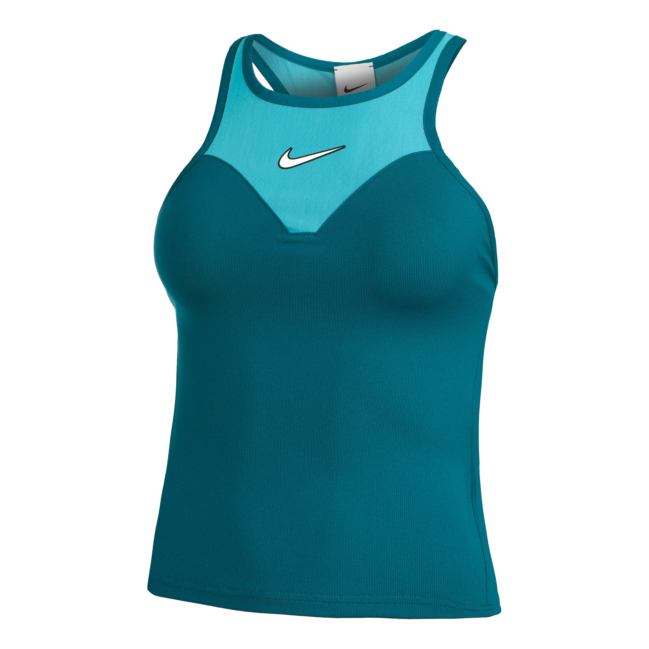 Buy Nike Dri Fit Court Slam Solid Canottiera Donna Color Petrolio Turchese online Tennis Point IT