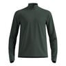 Essential Thermal Midlayer 1/2 Zip Camicia Da Corsa Uomini-Oliva