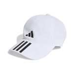 Abbigliamento adidas adidas 3Stripes Cappellino Uomini-Bianco,Nero