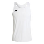 Abbigliamento adidas adidas Adizero Essentials Canottiera Uomini - bianco, 