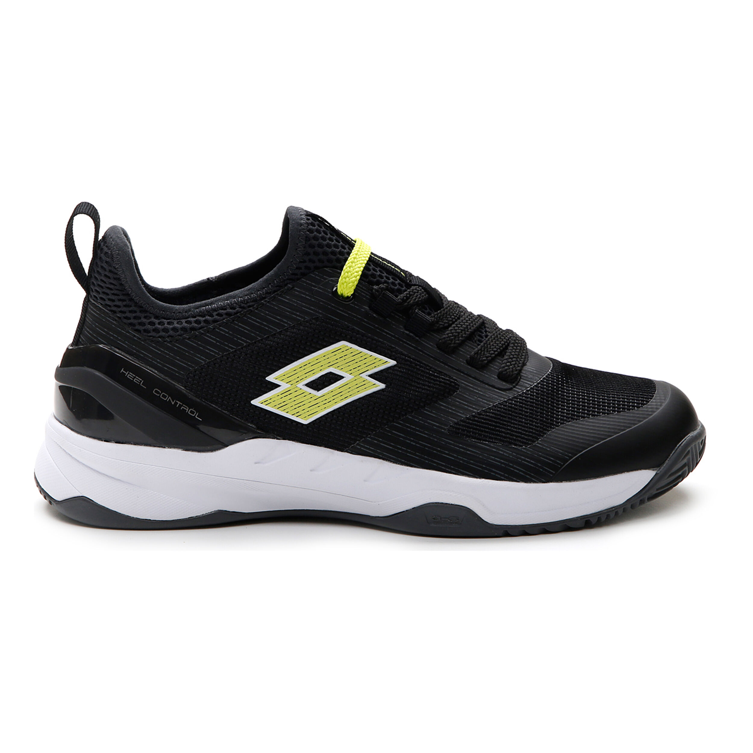 Buy Lotto Mirage 200 Scarpa Per Terra Rossa Uomini Nero Lime online Tennis Point IT