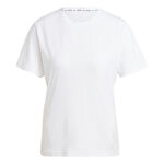 Abbigliamento da tennis adidas adidas D4T Maglietta Donna-bianco