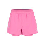 Abbigliamento da tennis Quiet Please Quiet Please Rematch 2in1 Pantaloncini Donna - rosa, bianco