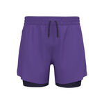 Abbigliamento Odlo Odlo Zeroweight 5in 2in1 Pantaloncini da corsa Uomini - viola, 