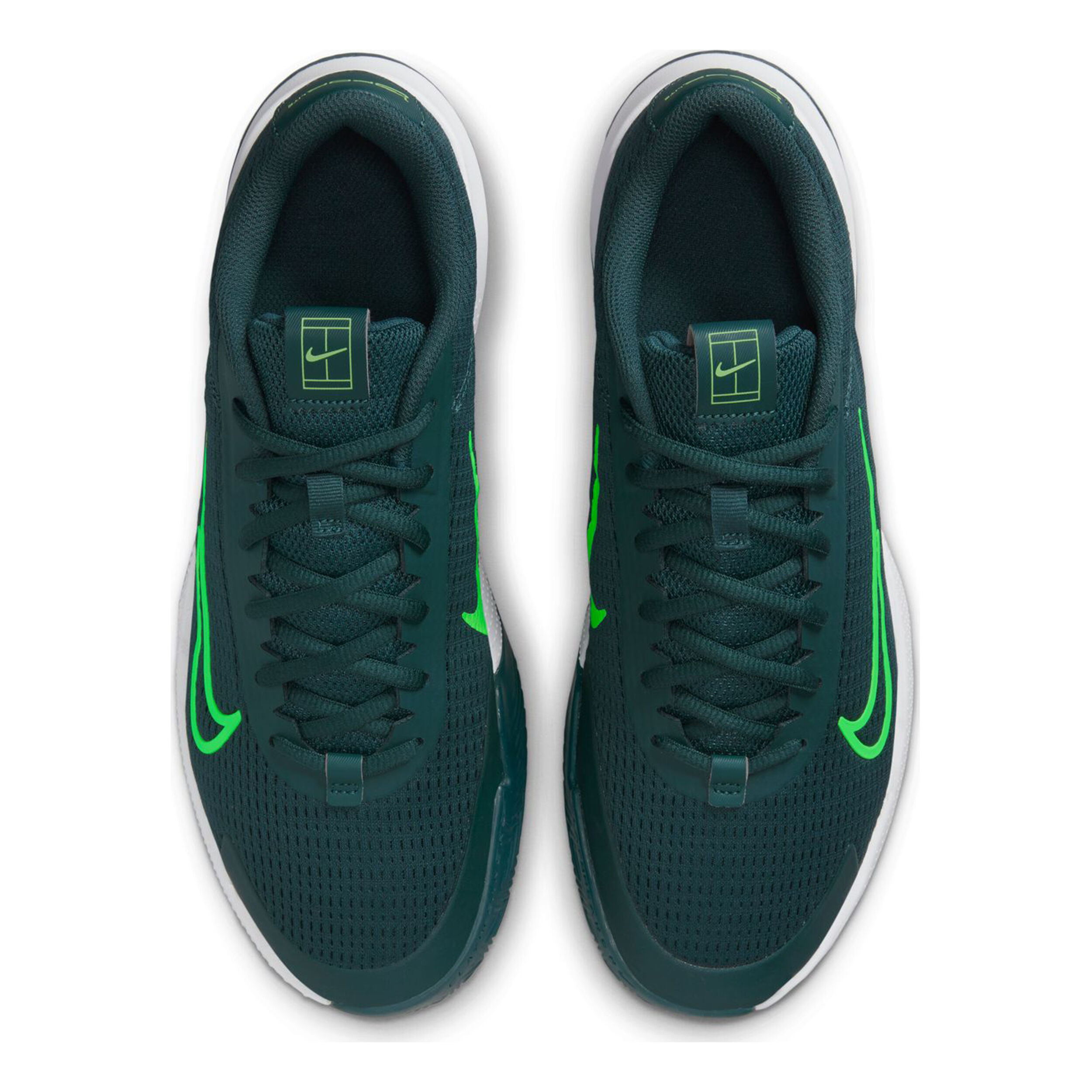 Vapor Lite 2 Scarpa Per Terra Rossa Uomini Verde Scuro Verde Neon