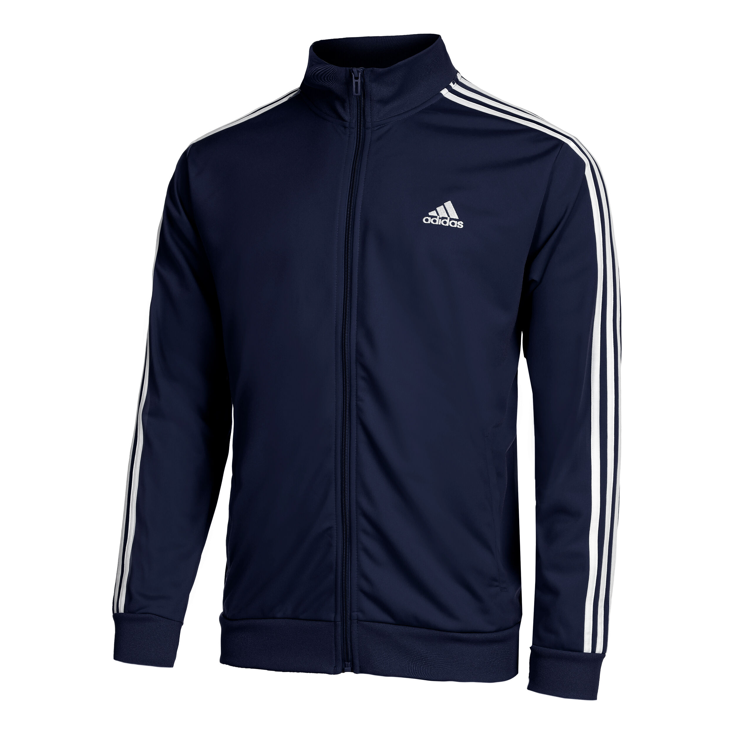 Buy adidas Sportswear Basic 3 Stripes Tricot Tuta Da Allenamento Uomini Blu Scuro Bianco online Tennis Point IT