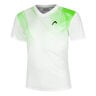 Topspin Maglietta Uomini-Bianco,Verde