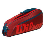 Wilson Wilson Junior Borsa Per Racchetta Da 3-Rosso