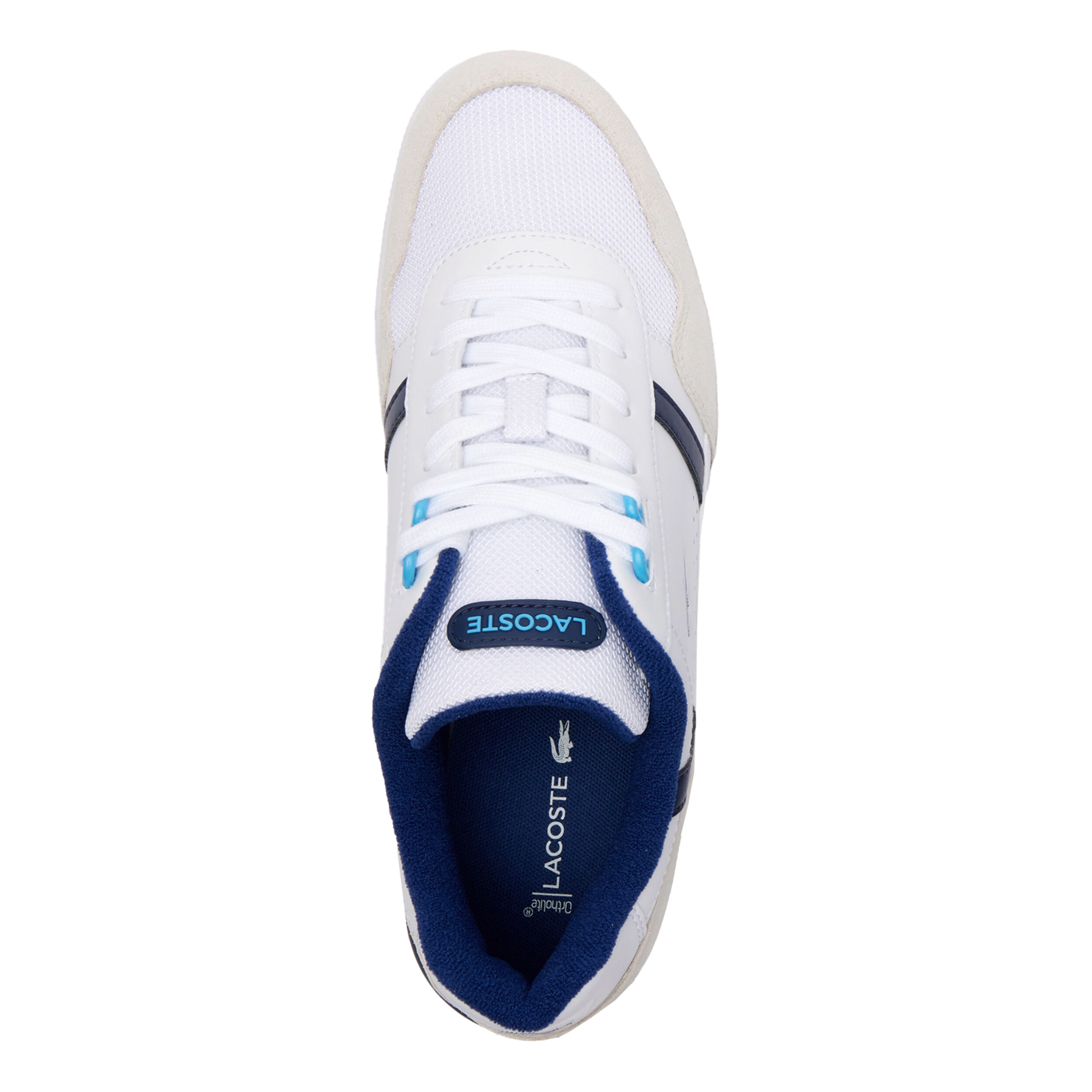 Buy Lacoste T Clip Scarpa Per Il Tempo Libero Uomini Bianco Blu Scuro online Tennis Point IT